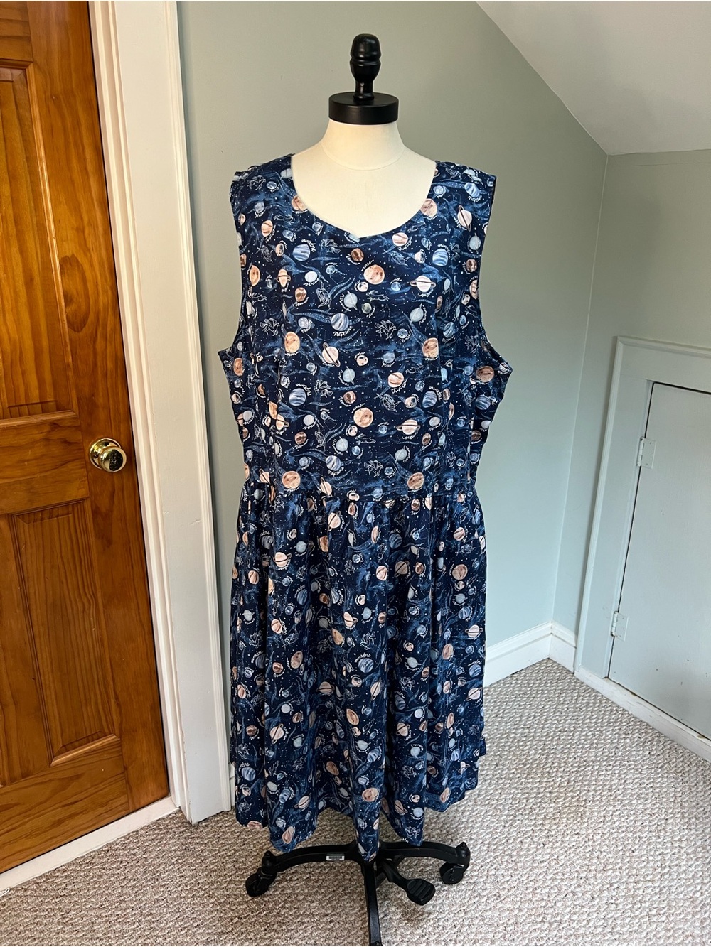 Retrolicious Swing Dress Celestial Planets Space Science 50s style 4XL